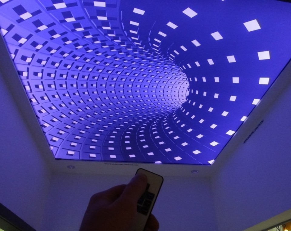 Заказать 3d натяжные потолки в г. Поронайск